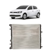 RADIADOR VW VOLKSWAGEN FOX 2006 >  GOL G5/  G6/  SAVEIRO 2009 >  VOYAGE 2008 > 1.0/1.6 8V/16V SEM AR - VALEO