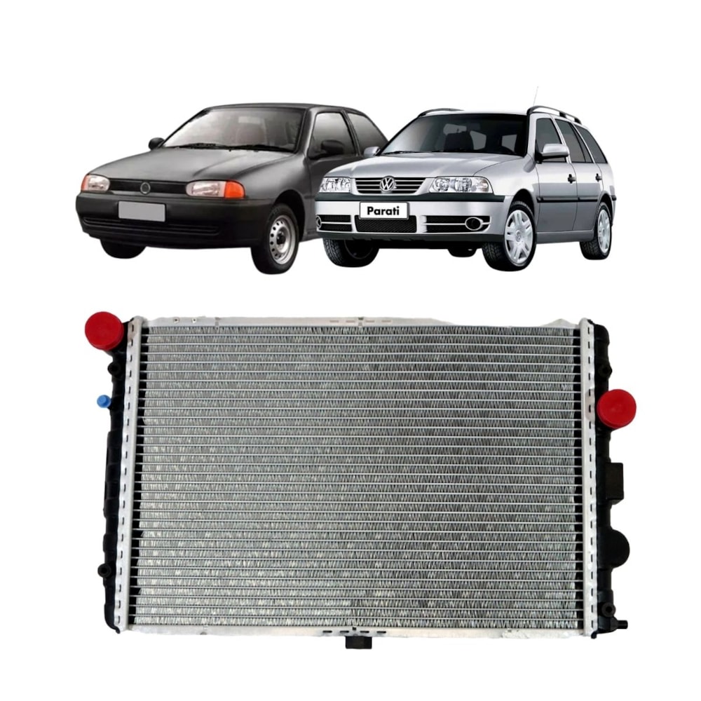 RADIADOR VW VOLKSWAGEN GOL BOLA / PARATI / G2 / G3 / G4 1.0 MI 8V / 16V (MOTOR AT) 1995 A 2005 COM OU SEM AR - MAHLE