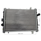 RADIADOR VW VOLKSWAGEN GOL (QUADRADO) / PASSAT / VOYAGE / PARATI / SAVEIRO SEM AR 1987 A 1995 - PROCOOLER RADIADOR VW VOLKSWAGEN GOL (QUADRADO) / PASSAT / VOYAGE / PARATI / SAVEIRO SEM AR 1987 A 1995 - PROCOOLER