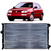 RADIADOR VW VOLKSWAGEN GOLF III 1.8 GL 1991 A 1997 COM OU SEM AR - VALEO