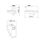 RESERVATORIO D'AGUA FIAT PALIO 1998 A 2012 SEM TAMPA - VALEO