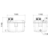 RESERVATORIO DE EXPANSAO ELBA / FIORINO / PREMIO / UNO PARA LIMPADOR DE PARA-BRISA - VALEO