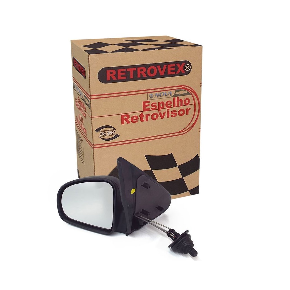 RETROVISOR CELTA 2000 A 2006 2 E 4 PORTAS COM CONTROLE LADO ESQUERDO - RETROVEX RETROVISOR CELTA 2000 A 2006 2 E 4 PORTAS COM CONTROLE LADO ESQUERDO - RETROVEX