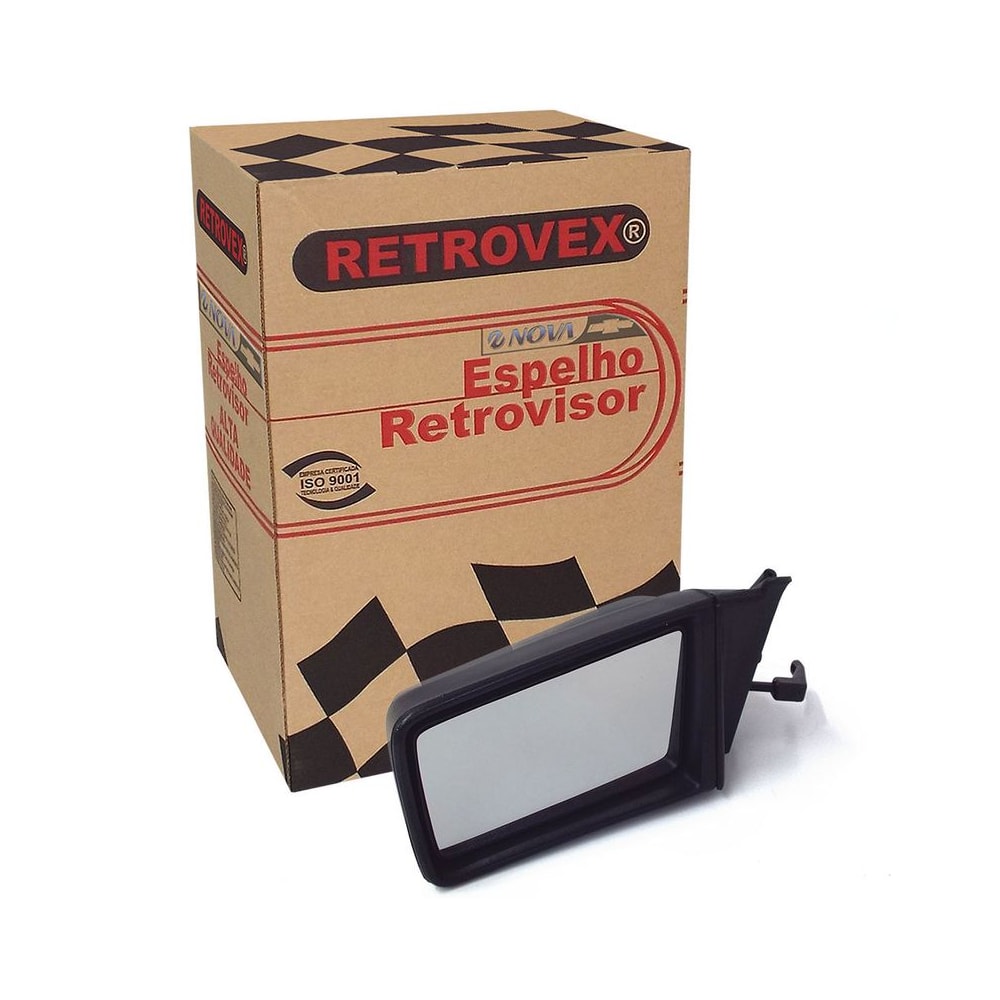 RETROVISOR MONZA 1985 A 1990 2 E 4 PORTAS COM CONTROLE LADO ESQUERDO - RETROVEX RETROVISOR MONZA 1985 A 1990 2 E 4 PORTAS COM CONTROLE LADO ESQUERDO - RETROVEX