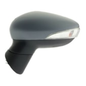 RETROVISOR NEW FIESTA 2009 ELETRICO COM SETA SEM RANHURAS LADO ESQUERDO - RETROVEX