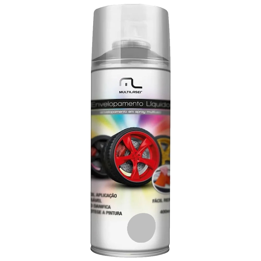 SPRAY ENVELOPAMENTO MULTILASER LIQUIDO PRATA 400ML - MULTILASER SPRAY ENVELOPAMENTO MULTILASER LIQUIDO PRATA 400ML - MULTILASER