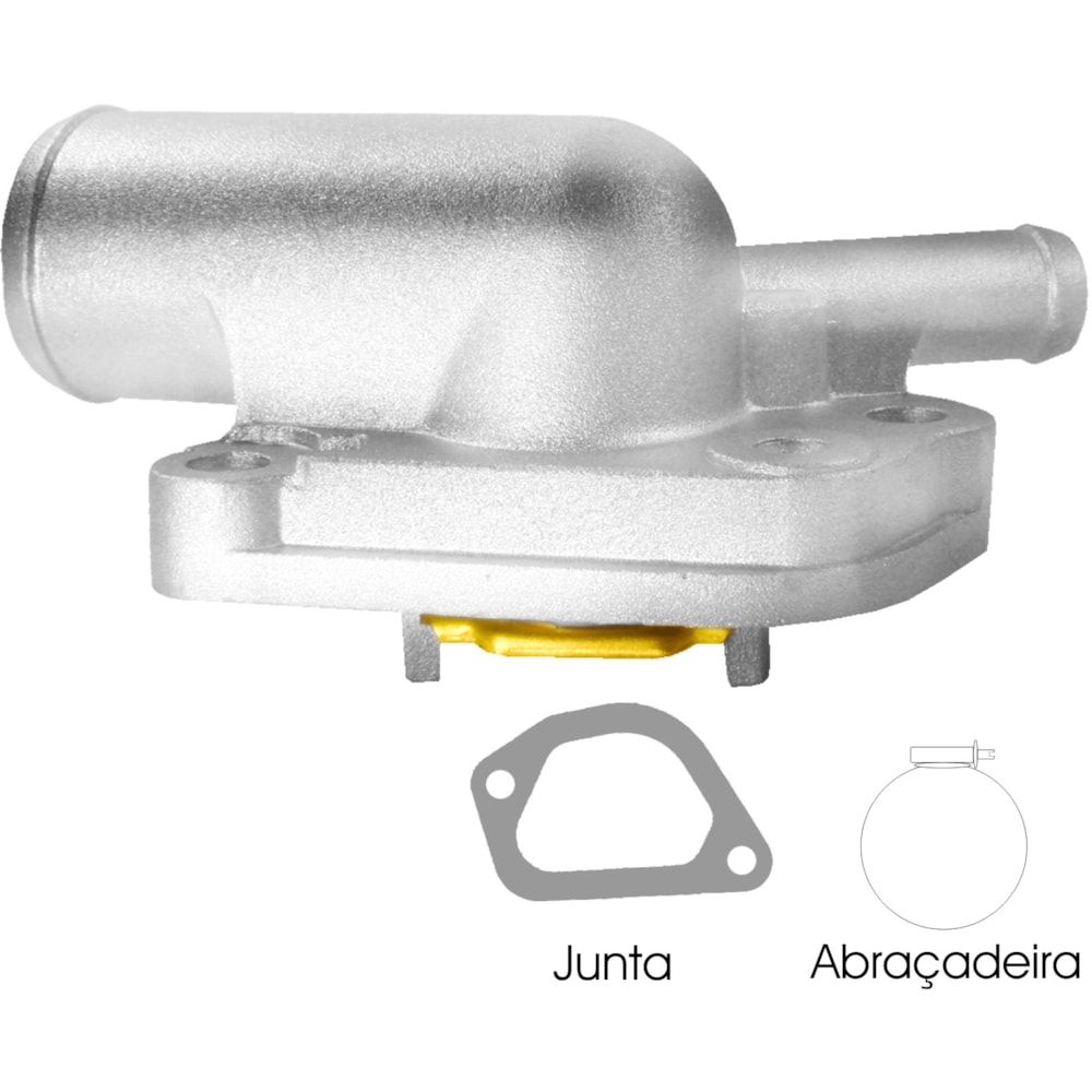 VALVULA TERMOSTATICA FIAT UNO / DUNA / SPAZIO 1990 EM DIANTE 1.4 / 1.6 - VALCLEI VALVULA TERMOSTATICA FIAT UNO / DUNA / SPAZIO 1990 EM DIANTE 1.4 / 1.6 - VALCLEI