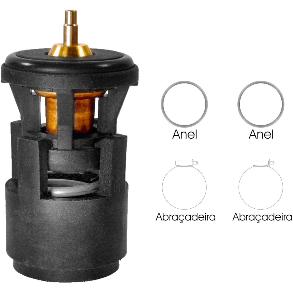 VALVULA TERMOSTATICA GOL 2002 A 2005 / GOL SPECIAL 1994 A 2002 / PARATI 2000 A 2004 / POLO 1.0 16V 2001 A 2003
 - VALCLEI VALVULA TERMOSTATICA GOL 2002 A 2005 / GOL SPECIAL 1994 A 2002 / PARATI 2000 A 2004 / POLO 1.0 16V 2001 A 2003
 - VALCLEI