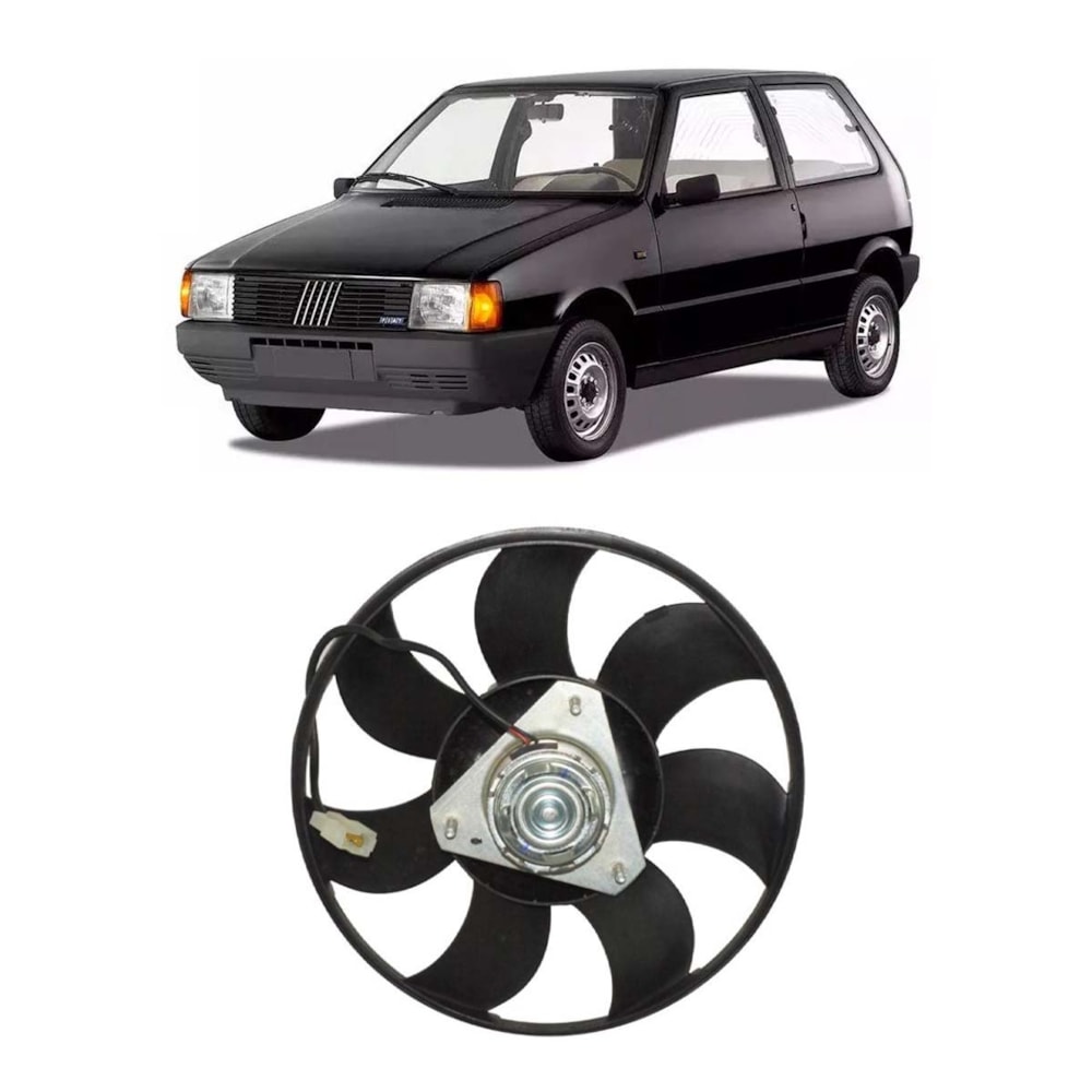 VENTOINHA ELETROVENTILADOR FIAT ELBA / FIORINO / PREMIO / UNO / 1983 A 2003 SEM AR - VALEO VENTOINHA ELETROVENTILADOR FIAT ELBA / FIORINO / PREMIO / UNO / 1983 A 2003 SEM AR - VALEO