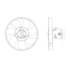 VENTOINHA ELETROVENTILADOR FORD ESCORT ZETEC SEM AR 1.6 / 1.8 / 2.0 1997 A 2003 - MAGNETI MARELLI