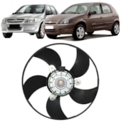 VENTOINHA ELETROVENTILADOR GM CHEVROLET CELTA/ PRISMA 2006 A 2008 1.0/1.4 MANUAL COM AR - VALEO